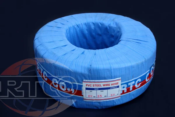 شیلنگ شفاف فنر دار PVC گالری2